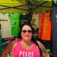 Peace Love & Titties - Bright Pink
